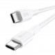 Cable Charger Mobile 1Hora 3A Type-C To Type-C Cab272 1M White